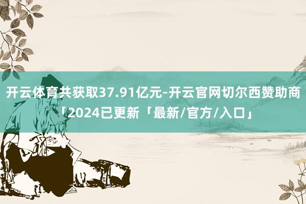 开云体育共获取37.91亿元-开云官网切尔西赞助商「2024已更新「最新/官方/入口」